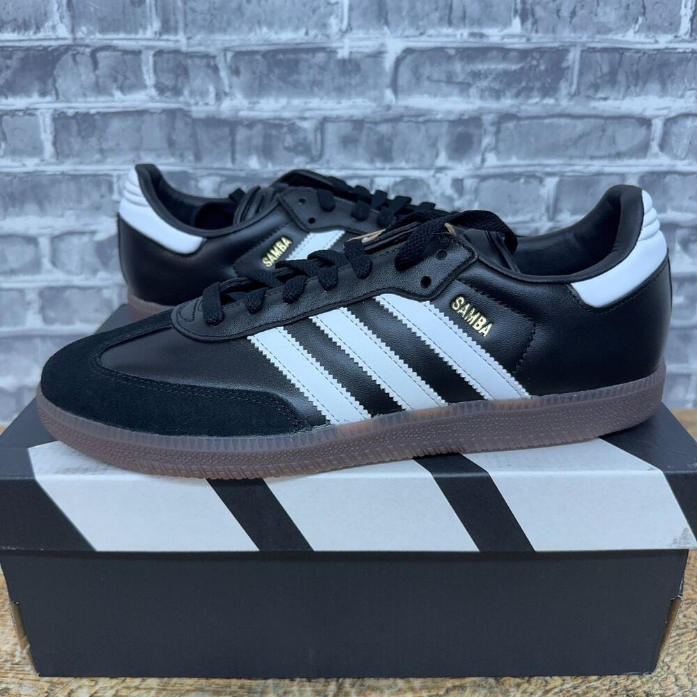 Adidas Samba Classic Core Black White Retro IH6000 Mens Size 8.5 / Womens 9.5